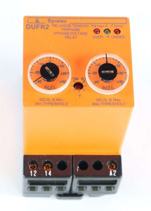 CROUZET/GAROS/SYRELEC RELAY: 3-PHASE VOLTAGE CONTROL 400-415V
