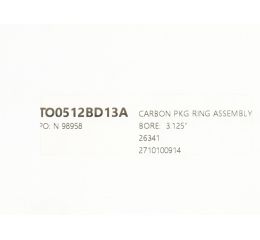 CARBON PKG RING ASSEMBLY BORE 3.125INCH