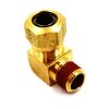 PARKER FITTING PIPE BRASS 90DEG ELBOW 3/8 X 1/2IN
