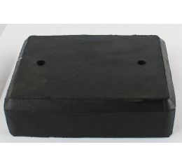 RUBBER STREET PAD W/HARDWARE