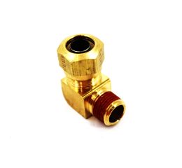 FITTING BRASS AIR BRAKE MALE ELBOW 3/4IN X1/2IN