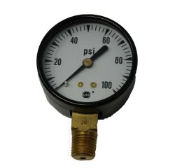 GAUGE 2.0-P500 100 PSI 1/4 LM
