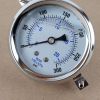 PIC GAUGES GAUGE 0-300 PSI/BAR 2 1/2\"\"CNTR