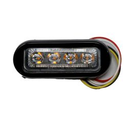 AMBER LIGHT LED WARNING FLASHER 12VDC