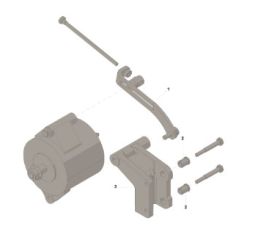 ALTERNATOR SUPPORT FOR L10 ENGINES