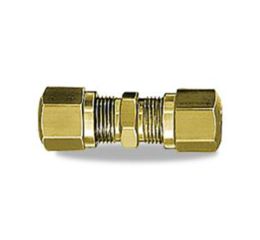 NYLON AIR BRAKE TUBE FITTING FULL UNION BRASS 3/4\"