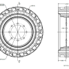 OTR WHEEL ENGINEERING TIRE & WHEEL ASSEMBLY -32X11 SOLID W