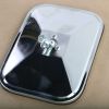 GROTE STAINLESS STEEL ROLLED-RIM MIRROR W/BALL SWIVEL
