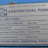 O'DRILL MCM  INC. PUMP & MOTOR ASSEMBLY_CENTRIFUGAL