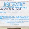IWS PROAIR FILTER FAN KIT 115V 20W 50/60HZ 1PH 20W