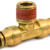 ALKON FITTING BRANCH TEE MALE 3/8T 3/8P