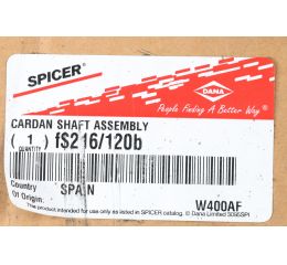 CARDAN SHAFT ASSEMBLY