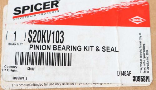 DANA SPICER PINION BEARING KIT & SEAL