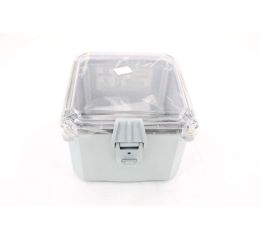 ENCLOSURE 6X6X4\" HINGED COVER