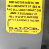 BALDOR ELECTRIC MOTOR 1 HP 208-230/460V 60Hz 3PH 145T