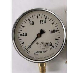 PRESSURE GAUGE 0-2000PSI 4.0 IN DIA