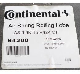 AIR SPRING ROLLING LOBE
