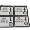 JLG DECAL - MAX TIRE LOAD KIT