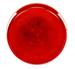 24V MARKER CLEARANCE LIGHT INCAN RED ROUND PL-10