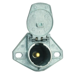 SOCKET SINGLE POLE SCREW-TYPE 4GA