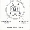 IWS TEMPERATURE GAUGE: INSIDE/OUTSIDE W/WARNING ALARM