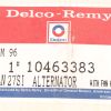 DELCO REMY ALTERNATOR