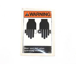 DECALENGLISHWEAR SEATBELT