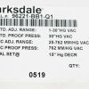 BARKSDALE PRESSURE SWITCH 1-30inHg