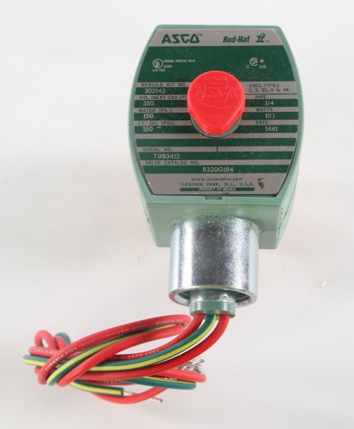 EMERSON - ASCO / JOUCOMATIC / REDHAT SOLENOID VALVE ASSEMBLY 1/4in NPT 120VAC