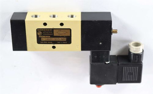 NORGREN PNEUMATIC SOLENOID VALVE 4-WAY 2-POS
