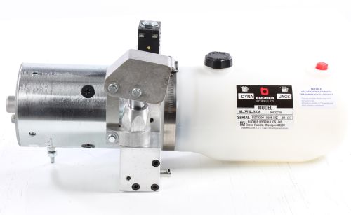 BUCHER HYDRAULICS DYNA-JACK POWER UNIT W/ 8111-S 12VDC MOTOR G .88cc