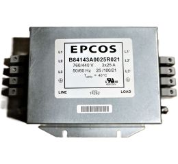 POWER LINE FILTER 3P 25A 760/440V