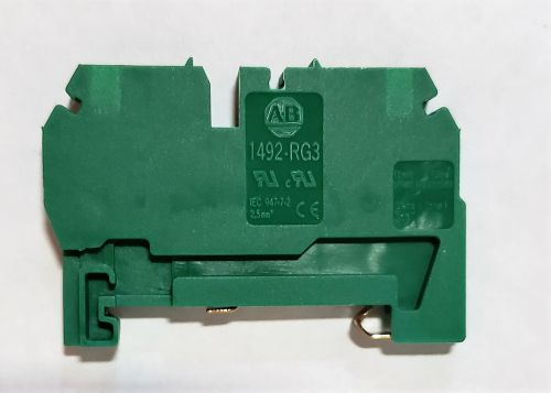 ALLEN-BRADLEY TERMINAL BLOCK  GREEN 2 WIRE