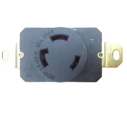 RECEPTACLE: 30A 250V TWIST-LOCK NEMA L6-30-R