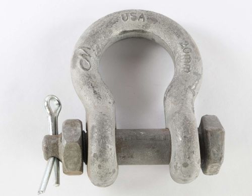 COLUMBUS-MCKINNON [CM] ANCHOR SHACKLE - GALVANIZED 3/4in NUT-BOLT-COTTER
