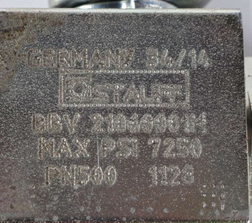 STAUFF HYDRAULIC BALL VALVE 3/8in SAE