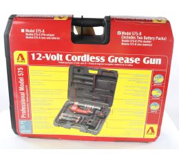 CORDLESS 12V GREASE GUN W/ CHARGER AND 2 BATTERIES