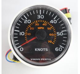 SPEEDOMETER 60KN 70MPH BLACK