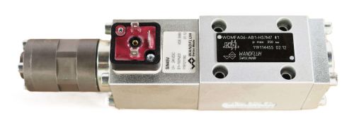 WANDFLUH HYDRAULIC SOLENOID VALVE