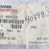 DANFOSS - SUNDSTRAND / SAUER-DANFOSS REAR COVER