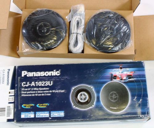 PANASONIC 4\" 2-WAY SPEAKERS  80W PEAK INPUT POWER