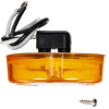 TRUCK-LITE YELLOW ROUND MARKER CLERANCE LIGHT PL-10 12V KIT