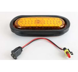LED STRAIGHT PL-3 FEMALE  FRONT/PARK/TURN  12V