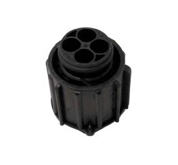 ELECTRICAL CONNECTOR HOUSING: 4P ROUND