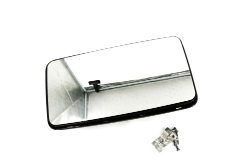 VELVAC MIRROR HEAD-FLAT GLASS MANUAL HEATED BLACK