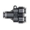 HALDEX FITTING UNION Y 3/8T 3/8T 1/4T DOT PUSH COMP