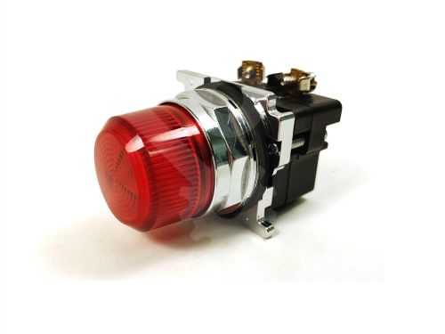 EATON ELECTRICAL - CUTLER HAMMER INDICATING LIGHT UNIT, INCANDESCENT LAMP, RED, 120