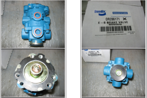 BENDIX DUAL BRAKE FOOT VALVE REMAN