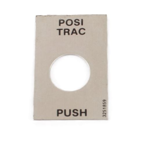 JLG NAMEPLATE POSI-TRAC