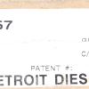 DETROIT DIESEL TACH CABLE